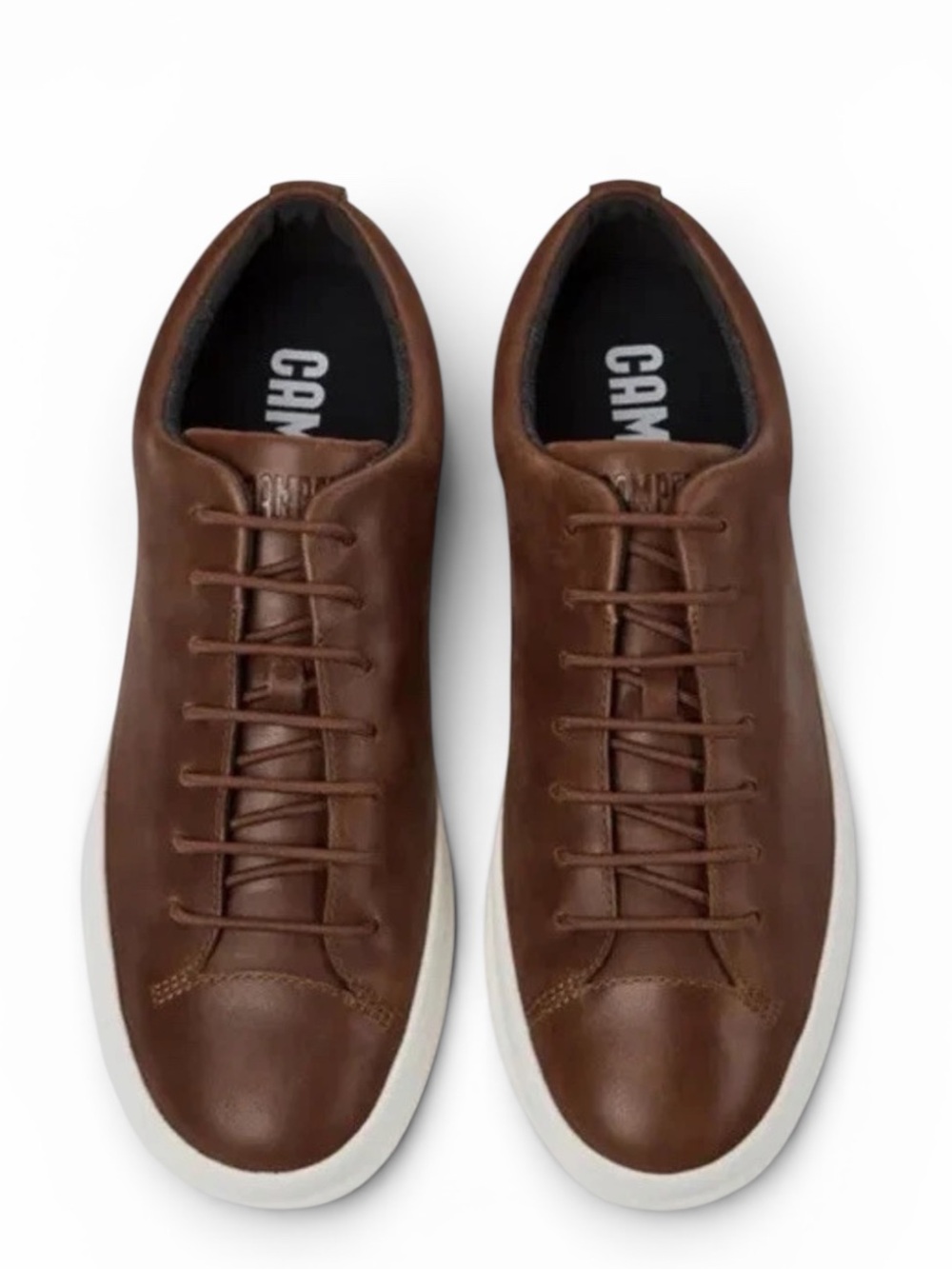 Camper Chasis Sneakers Mens Size 9 EU 42 Casual Shoes Brown Lace Up Leather‎ S4